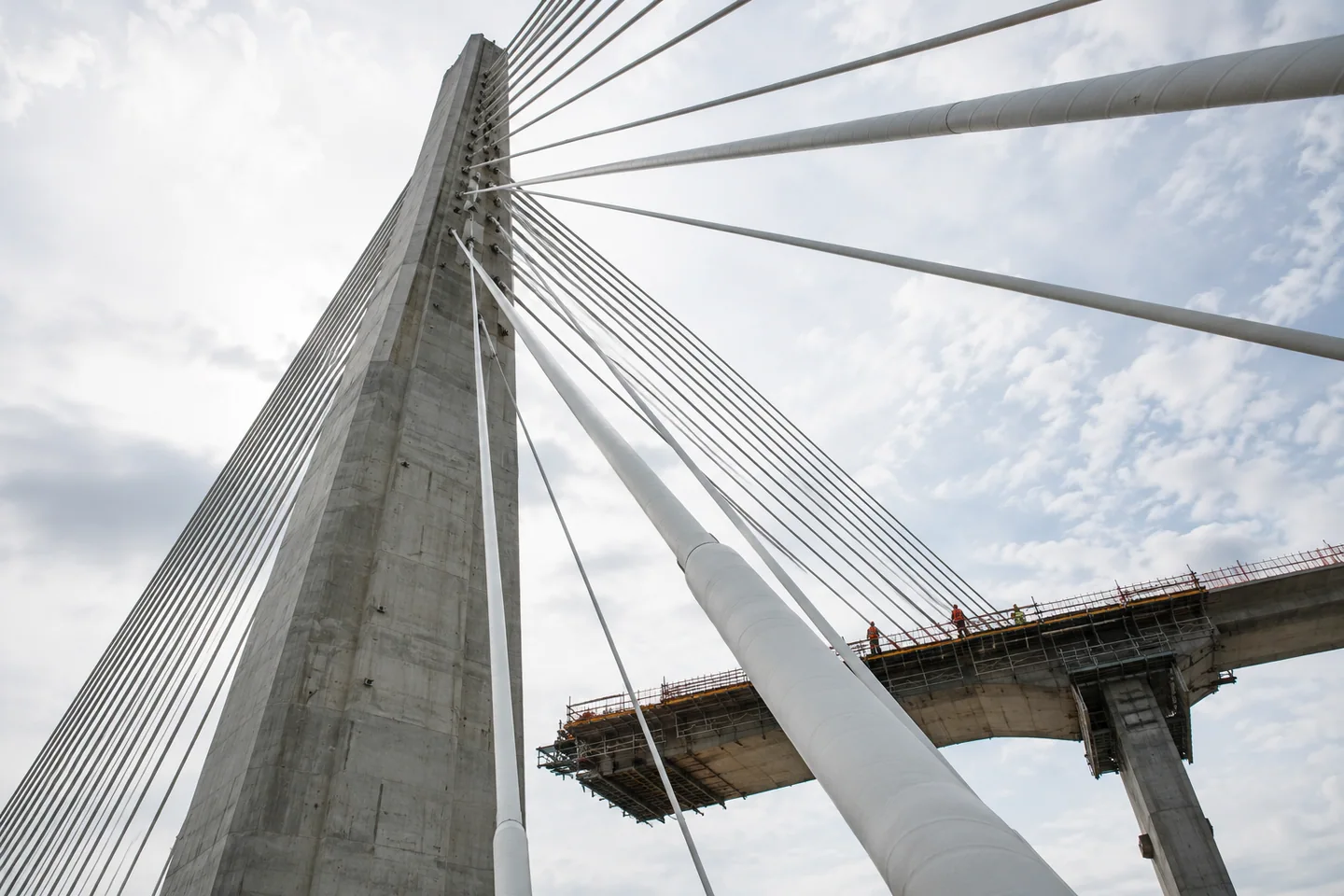 Illustrative bridge construction and structural cables