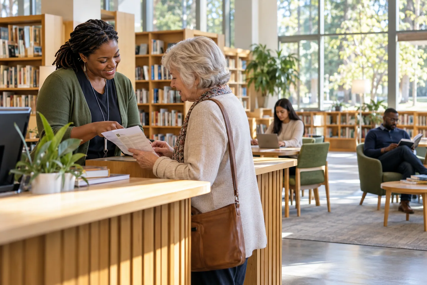 Illustrative public library and community information service
